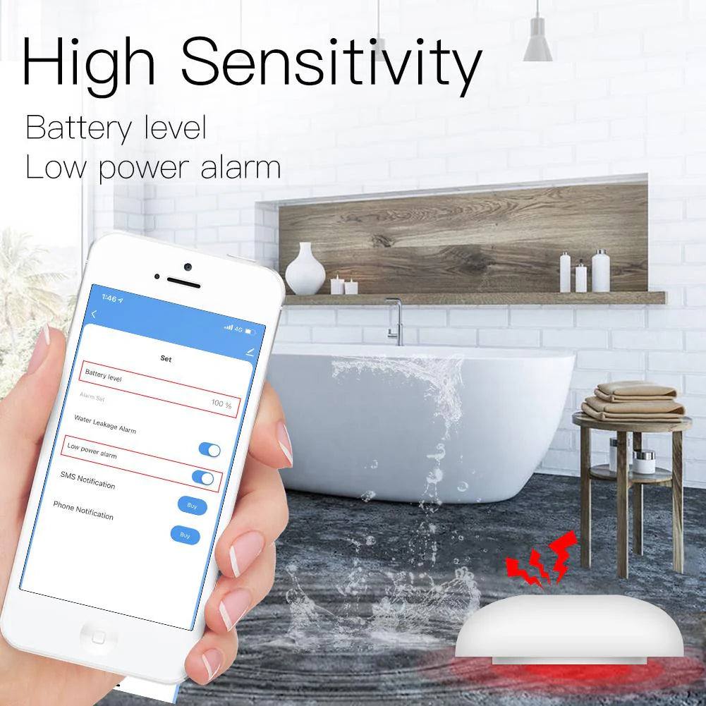 ZIGBEE WATER LEAK SENSOR