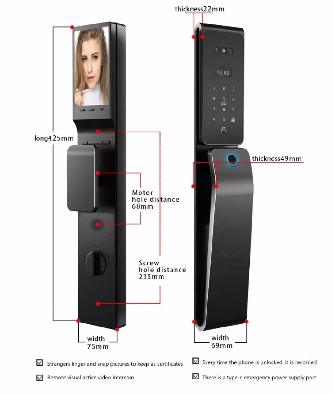 3D FACE RECOGNITION DOOR LOCK
