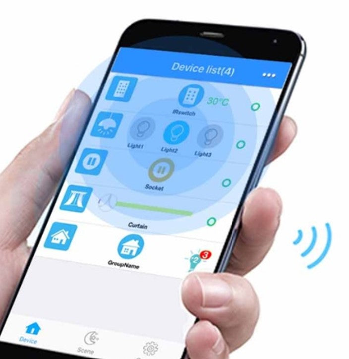 TOUCH SMART CURTAIN/SHUTTER SWITCH