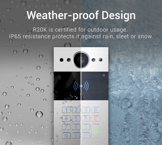 OUTDOOR SIP INTERCOM WITH KEYPAD