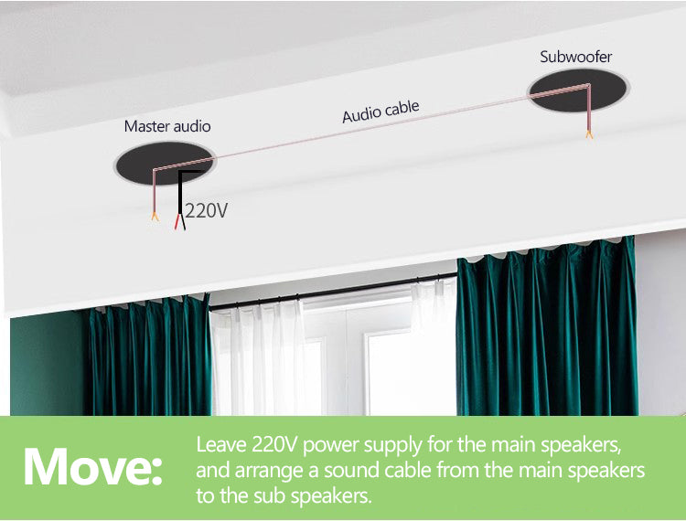 BLUETOOTH SECONDRY/SLAVE CEILING SPEAKER