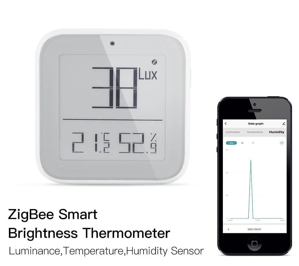 ZIGBEE TEMPERATURE AND HUMIDITY LIGHT SENSOR
