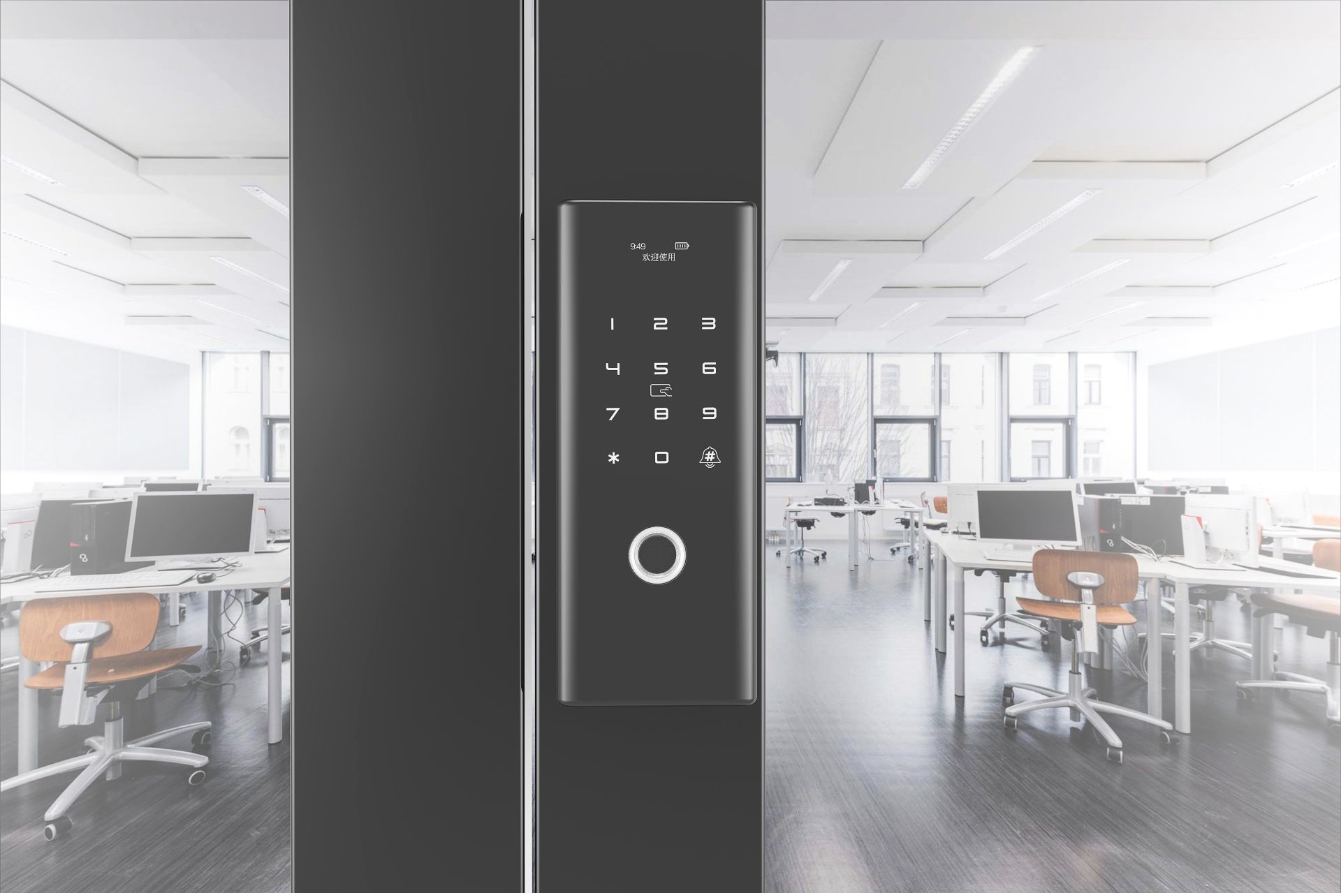 SMART WIFI GLASS DOOR LOCK