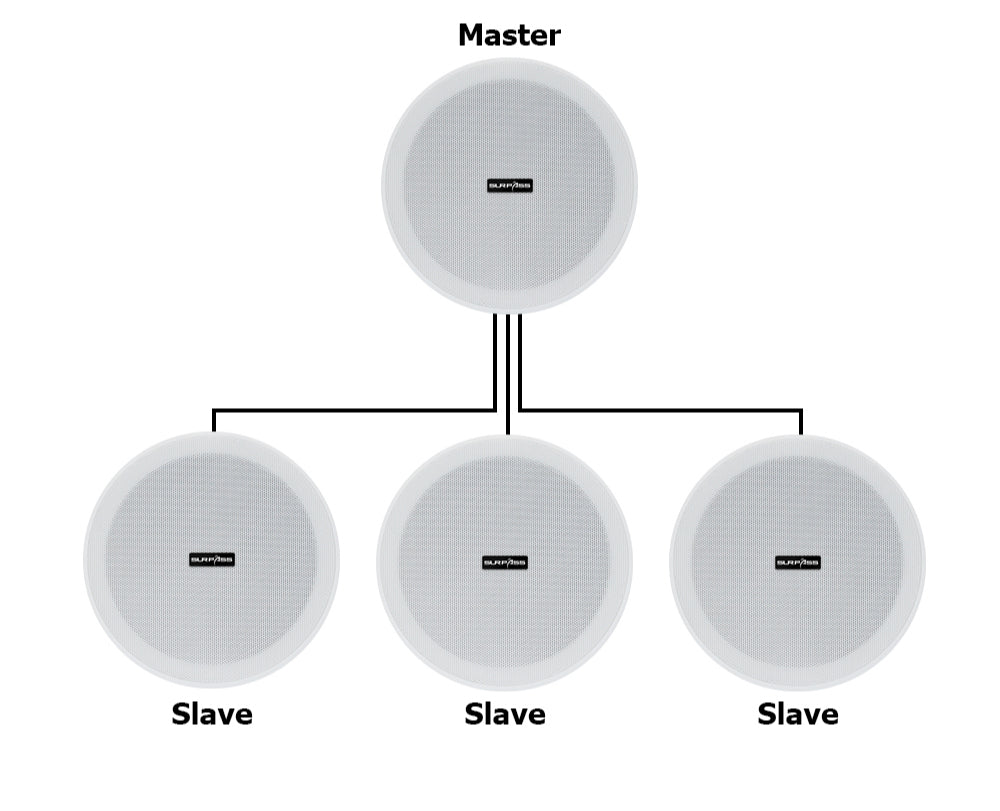 BLUETOOTH SECONDRY/SLAVE CEILING SPEAKER