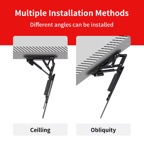 RETRACTABLE MOTORIZED TV MOUNT