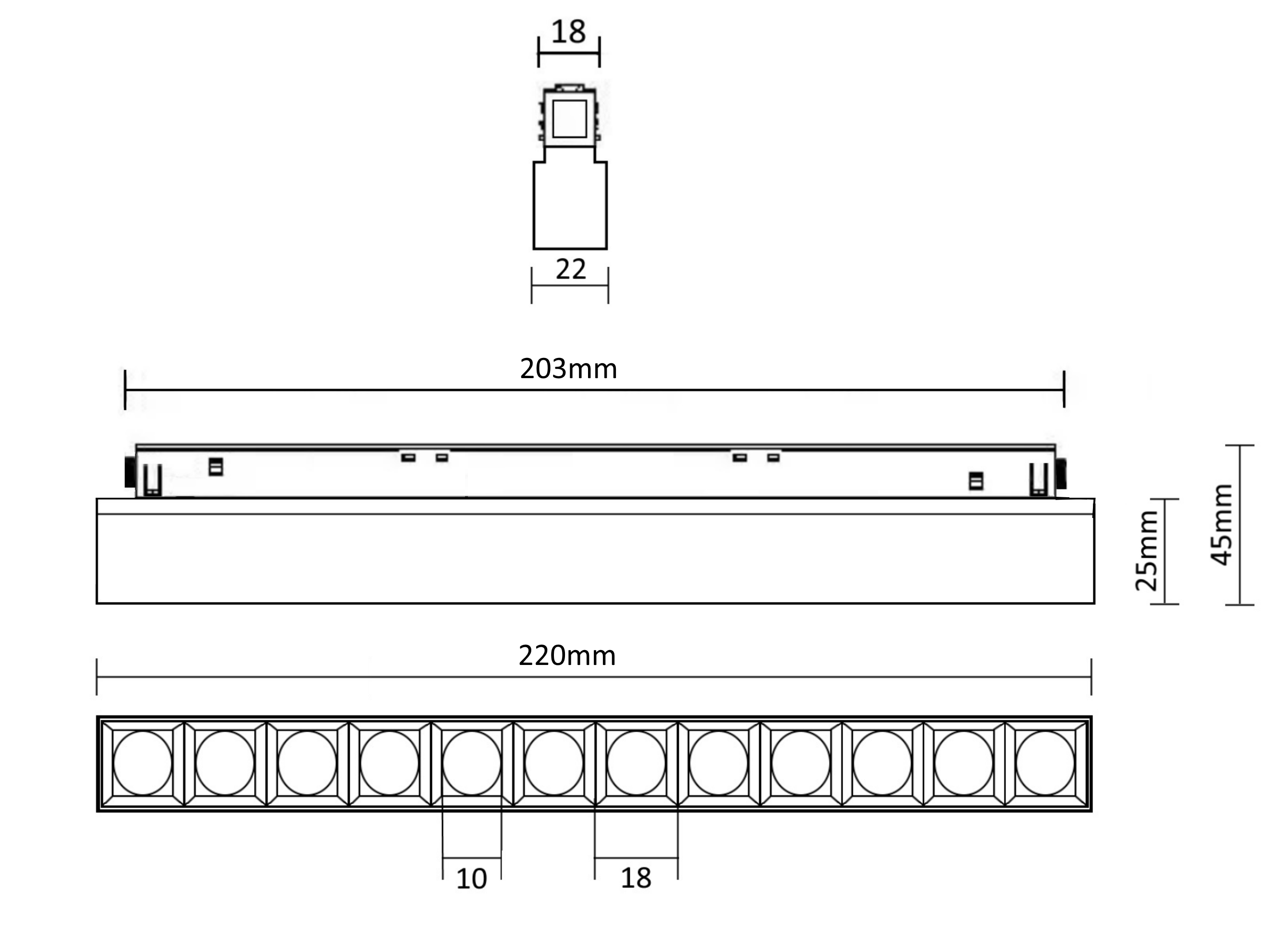 MAGNETIC ANTIGLARE 12W