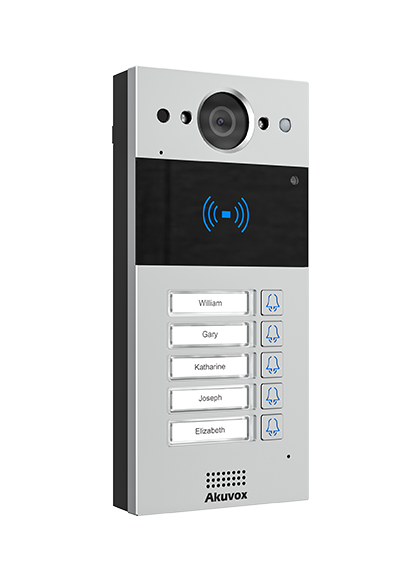 OUTDOOR VIDEO INTERCOM UNIT 5 BUTTONS