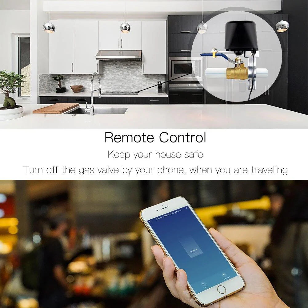 ZIGBEE SMART WATER VALVE  DETECTOR