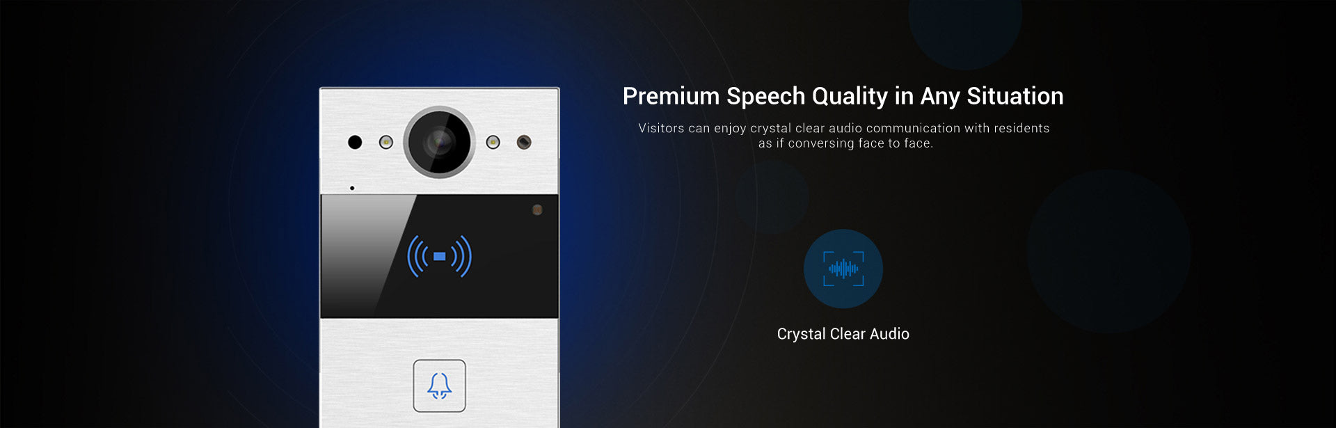OUTDOOR VIDEO INTERCOM UNIT SINGLE BUTTON