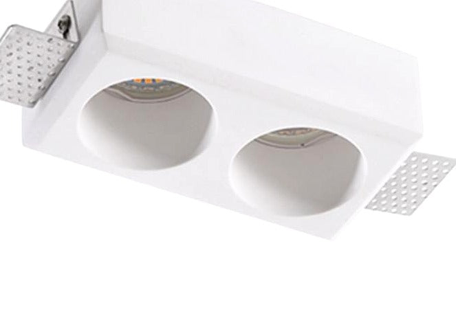 DOUBLE FRAMELESS GYPSUM LIGHT - GU10