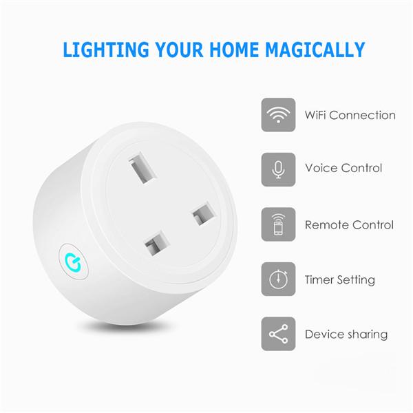 WIRELESS WIFI REMOTE CONTROL SMART SOCKET POWER PLUG