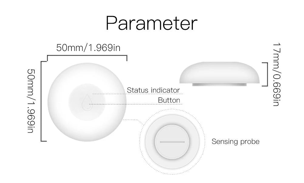 ZIGBEE WATER LEAK SENSOR