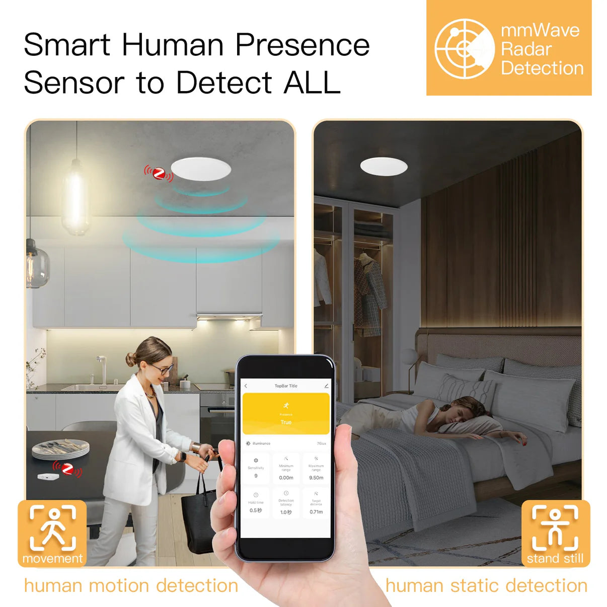 ZIGBEE HUMAN PRESENCE SENSOR