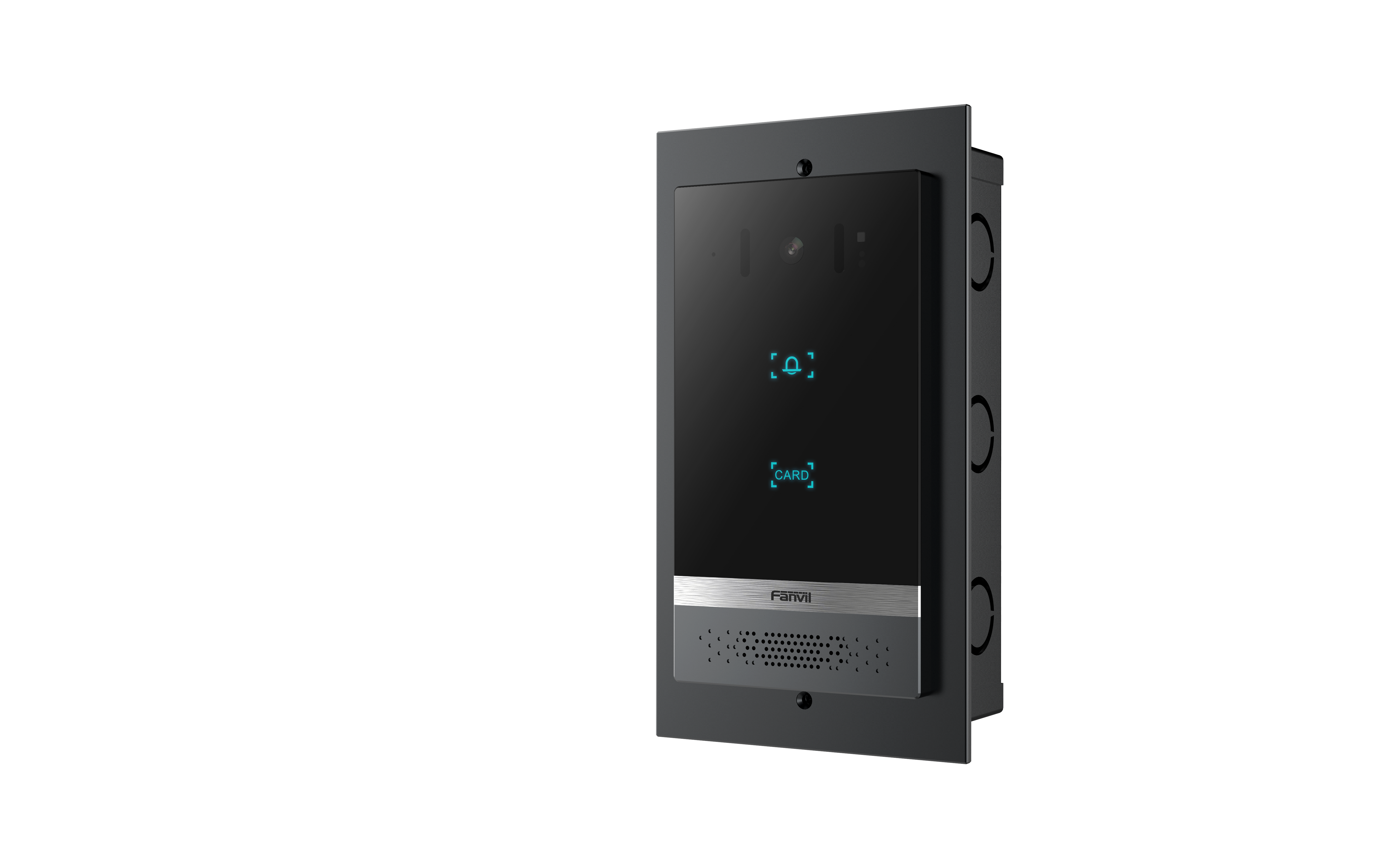 OUTDOOR VIDEO INTERCOM UNIT WITH CARD