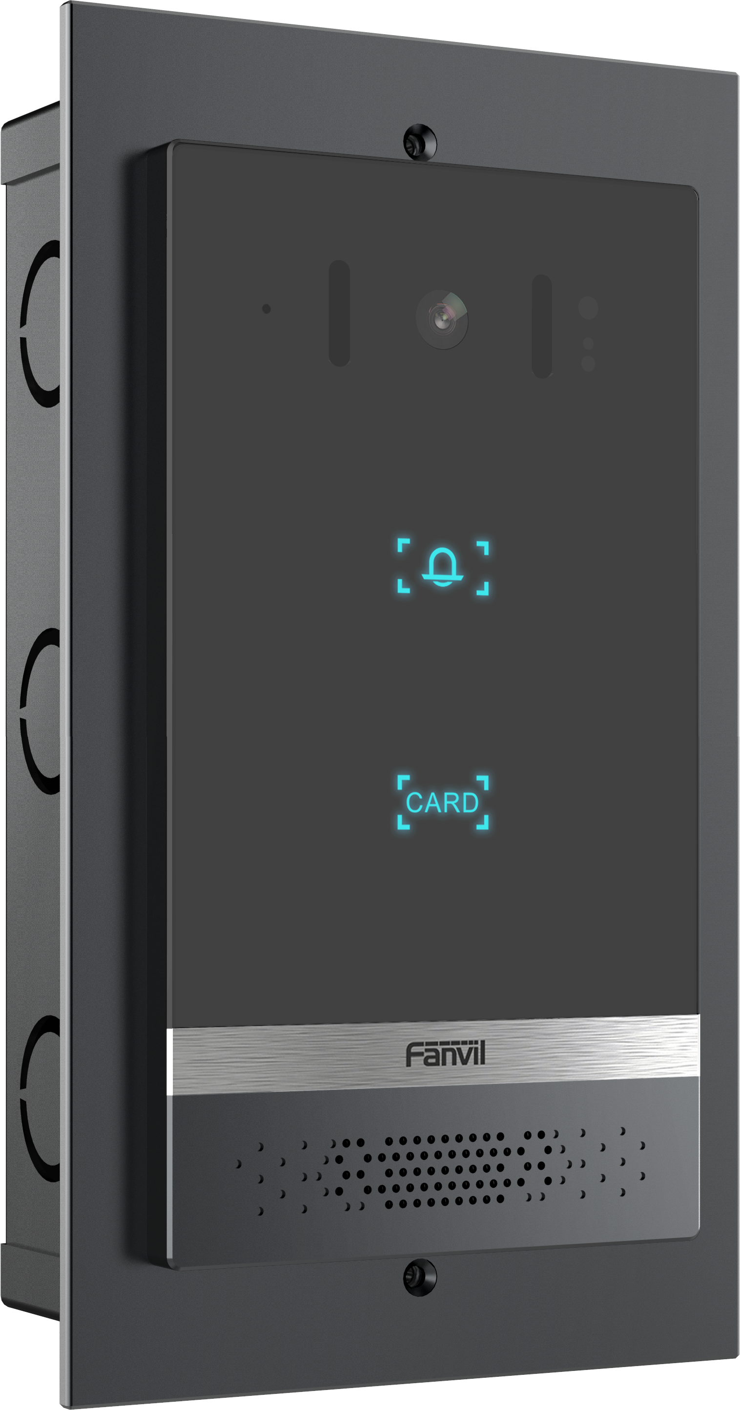 OUTDOOR VIDEO INTERCOM UNIT WITH CARD