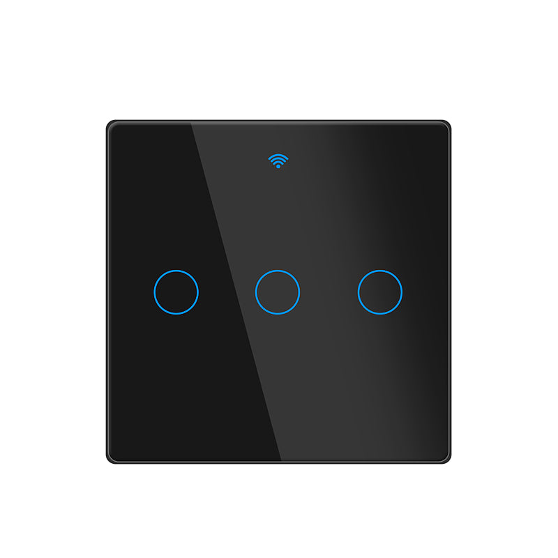 SMART GLASS WIFI TOUCH SWITCH - 3 GANG