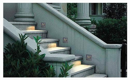 MOTION SENSOR STEPS LIGHT WALL RECESSED 3W