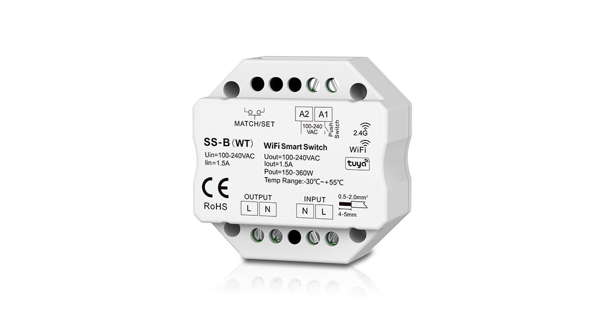 WiFi +RF + AC PUCH SMART SWITCH
