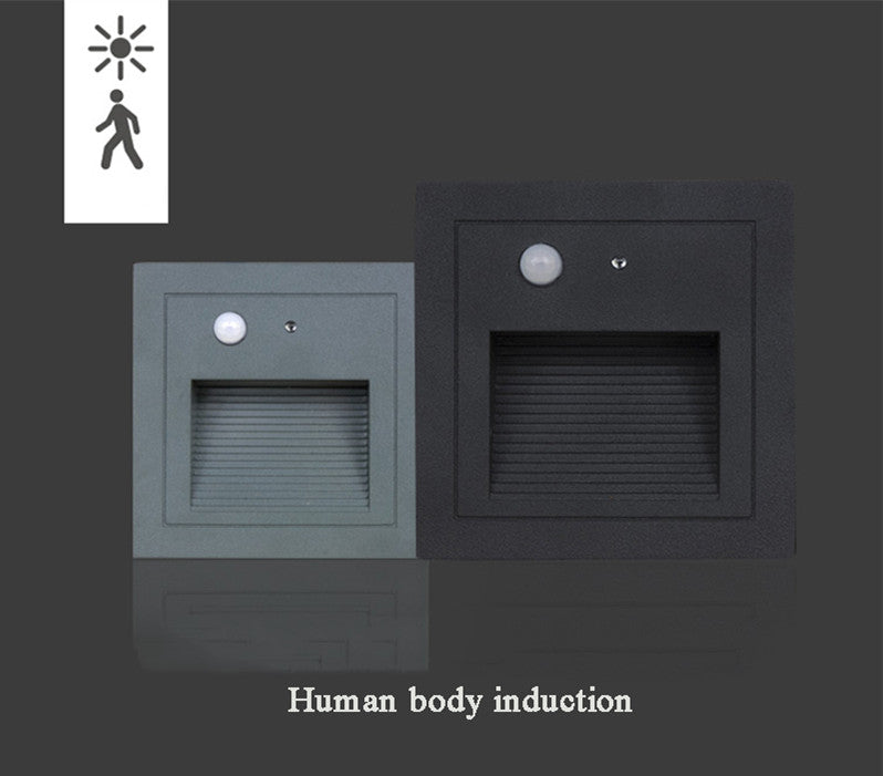 MOTION SENSOR STEPS LIGHT WALL RECESSED 3W