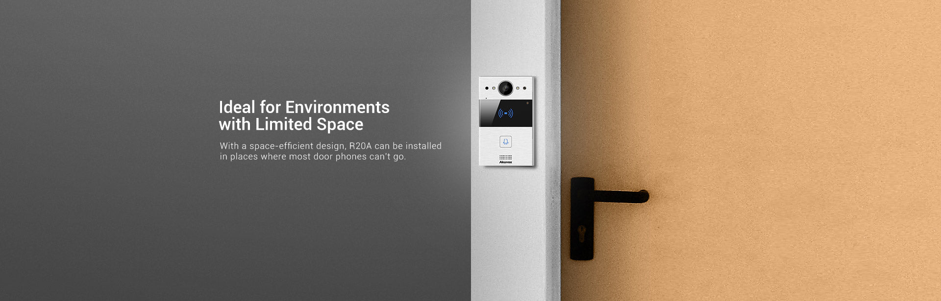 OUTDOOR VIDEO INTERCOM UNIT SINGLE BUTTON