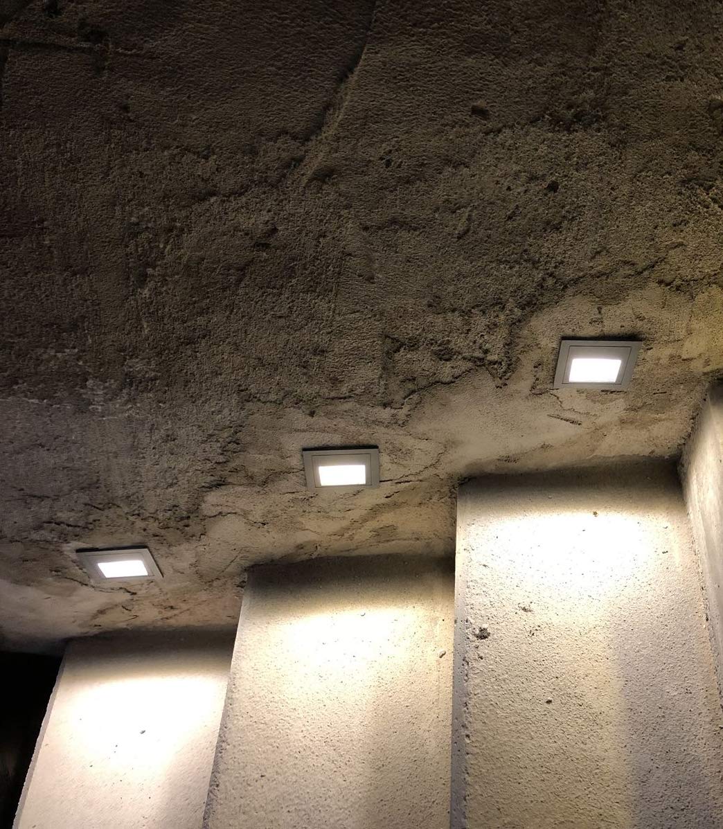 STEPS LIGHT WALL RECESSED 3W -White