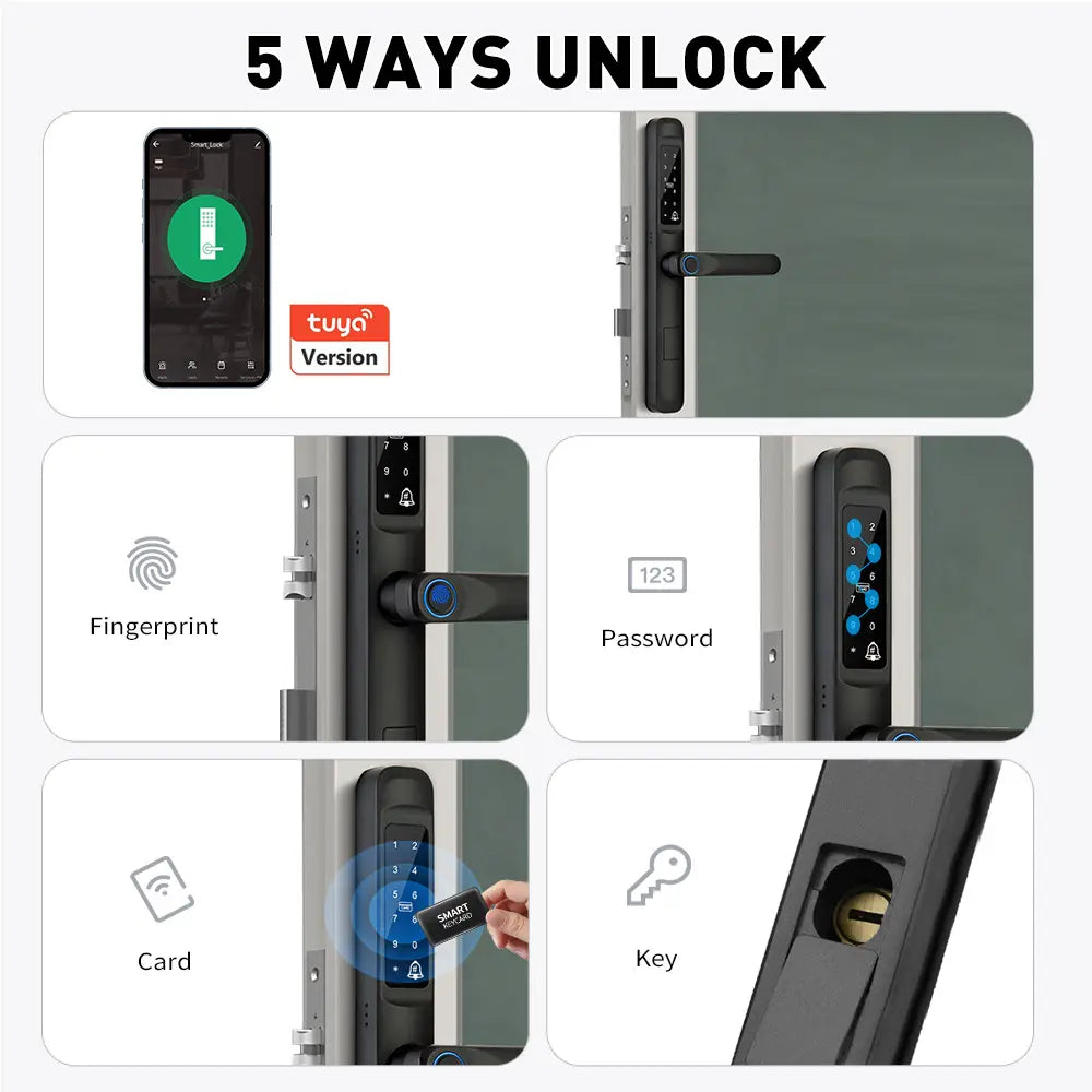 ALUMINUM SLIM SMART DOOR LOCK