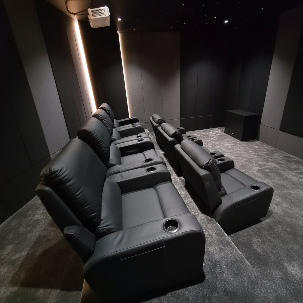 CINEMA ROOM ELECTRIC RECLINER - PHANTOM SINGLE | ISH Kuwait