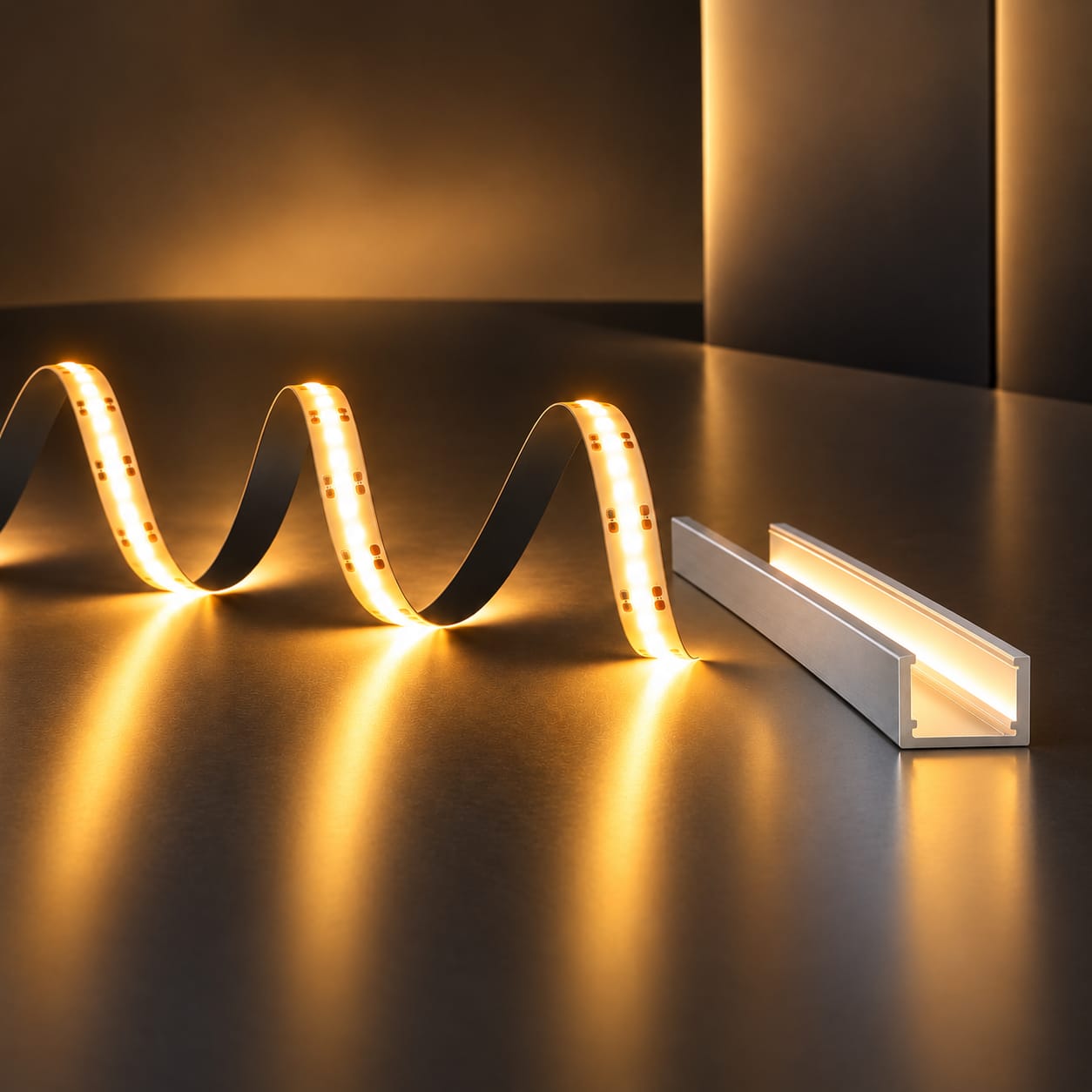 COB LED Strip 3000K Indoor use 5m/roll | ISH Kuwait