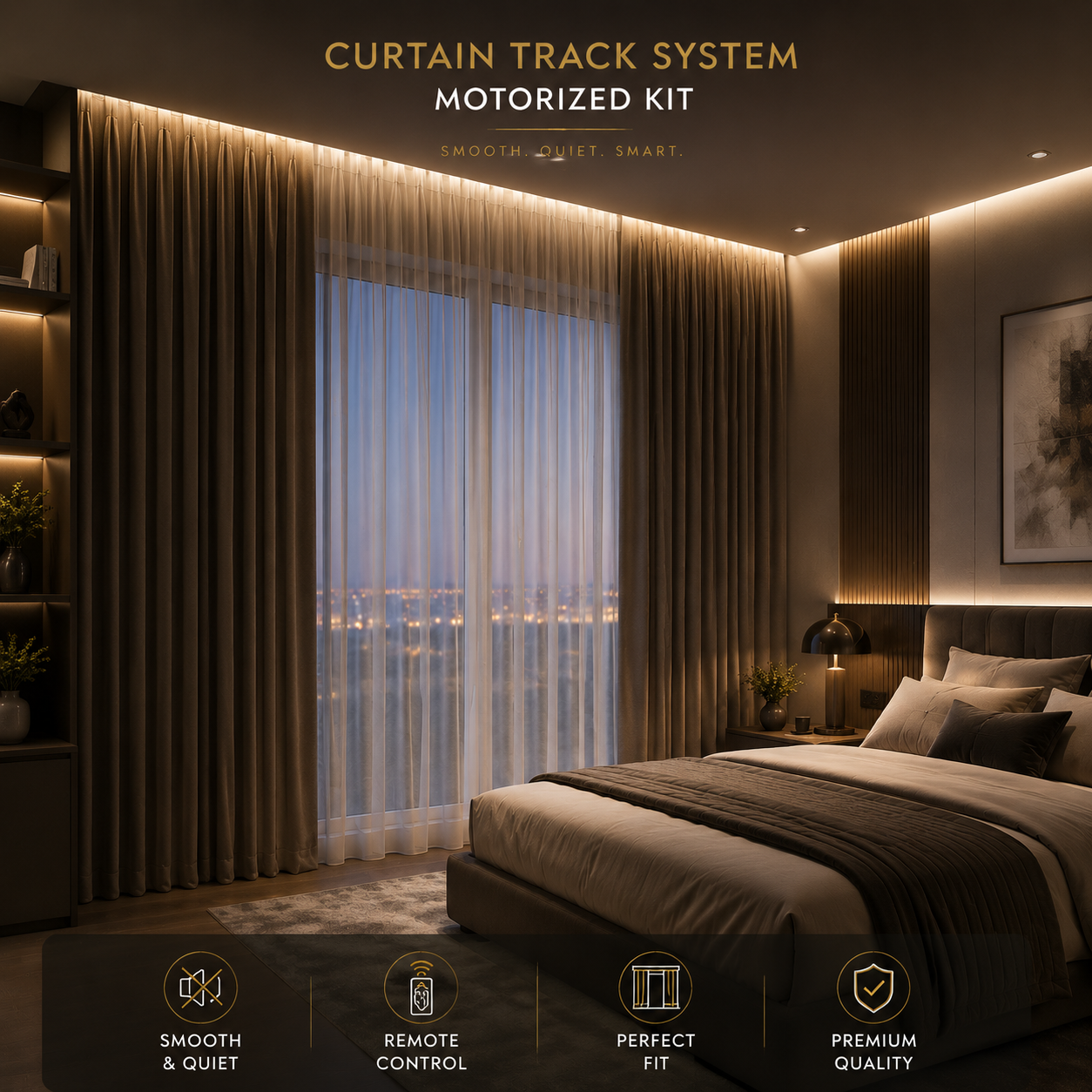 Smart WiFi Curtain kit