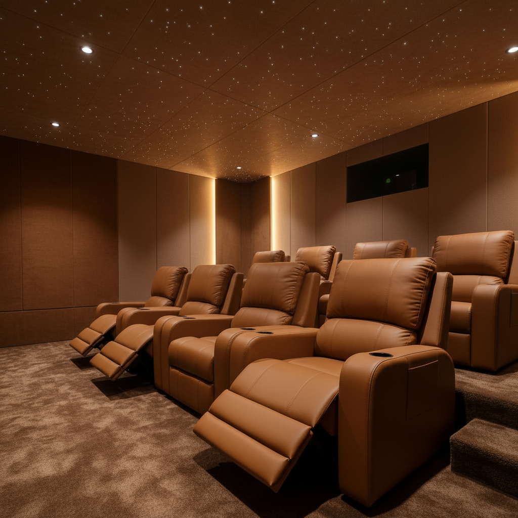 Cinema Room Electric Recliner - Phantom Single Brown | ISH Kuwait