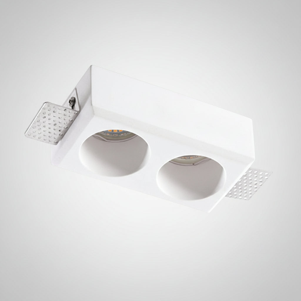 DOUBLE FRAMELESS GYPSUM LIGHT - GU10 | ISH Kuwait