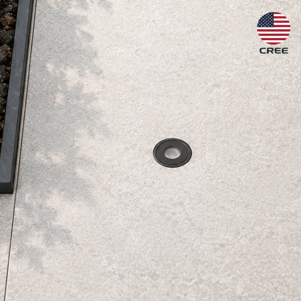 FRAMELESS ROUND UPLIGHT - 3W | ISH Kuwait