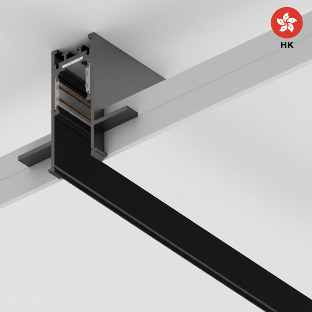 INTERNAL MODERN SLIM MAGNETIC ALUMINUM TRACK | ISH Kuwait