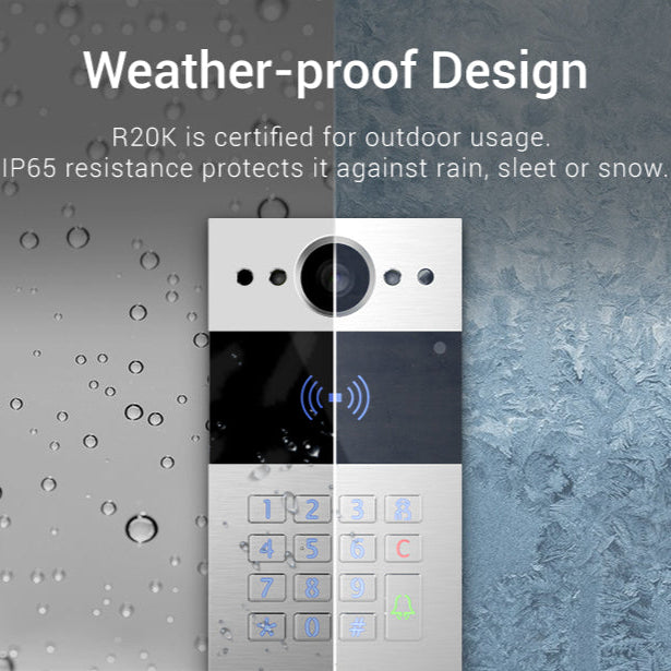 OUTDOOR SIP INTERCOM WITH KEYPAD  | ISH Kuwait