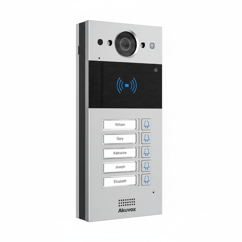 OUTDOOR VIDEO INTERCOM UNIT 5 BUTTONS | ISH Kuwait