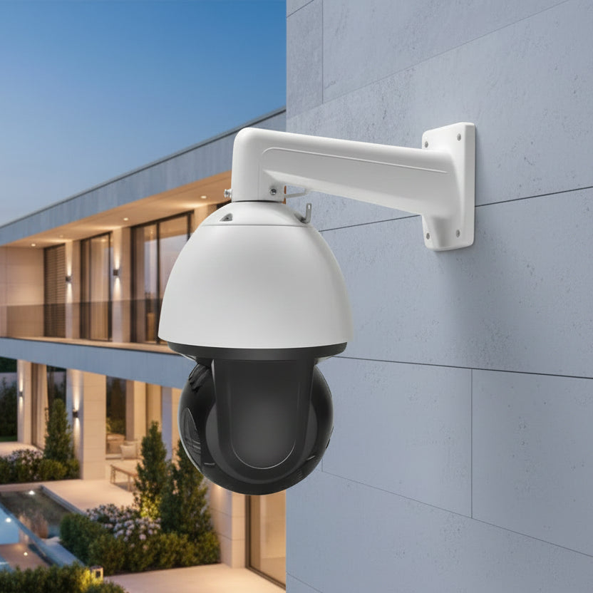 Outdoor 4K 30X Zoom Speed Dome Security Camera | ISH Kuwait