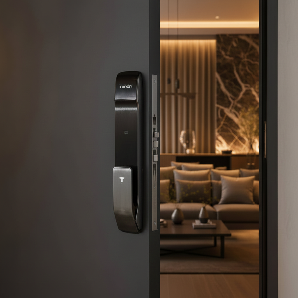 PUSH PULL SMART ELECTRIC DOOR LOCK  | ISH Kuwait