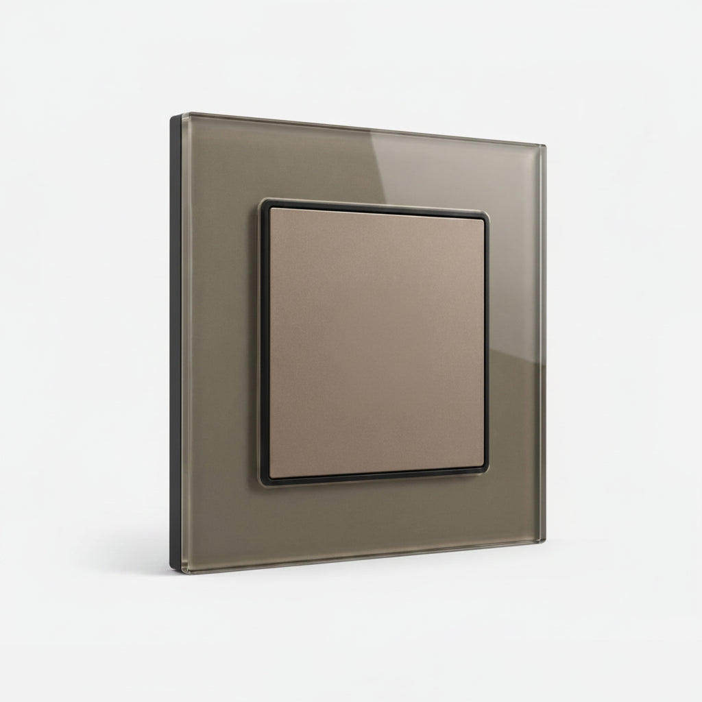 Premium 3×3 Blank Plate – Champagne | ISH Kuwait