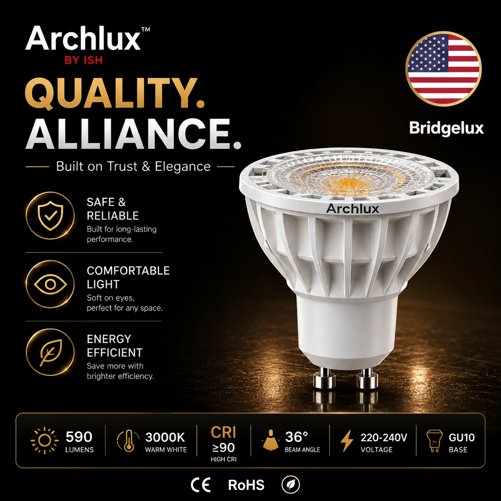 Premium Bridgelux GU10 LED Bulb 7W | ISH Kuwait