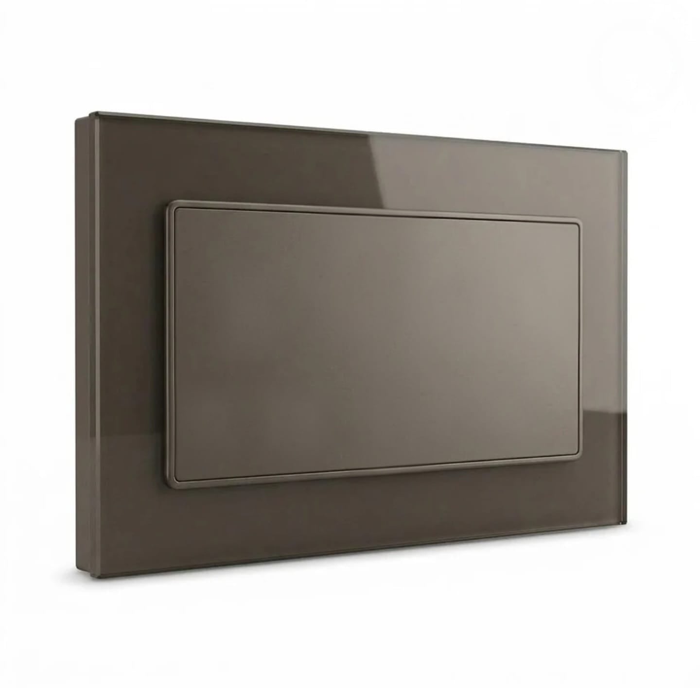 Premium Double Blank Plate [3*6] - Grey Glass | ISH Kuwait