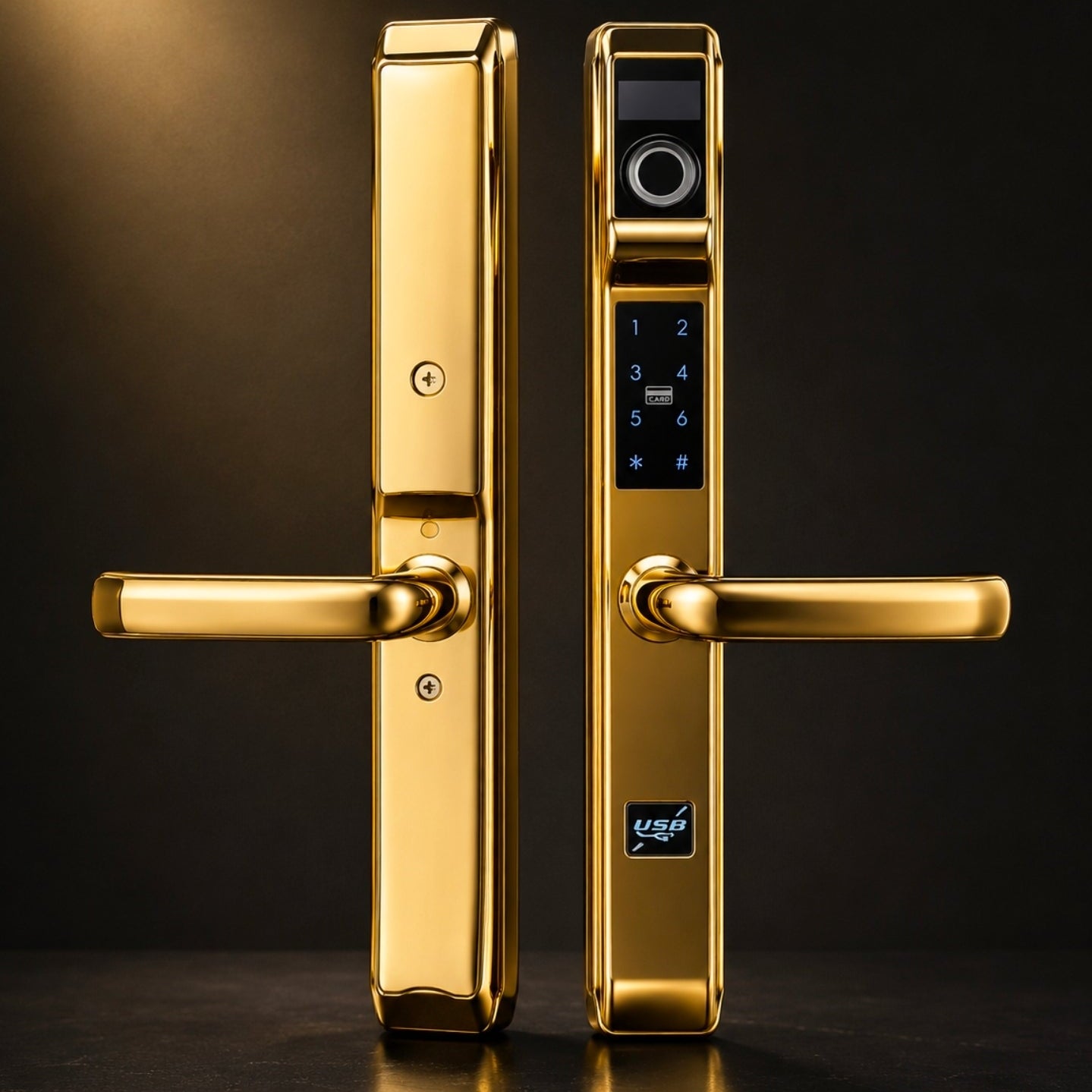 SLIM ALUMINUM ELECTRIC DOOR LOCK | ISH Kuwait