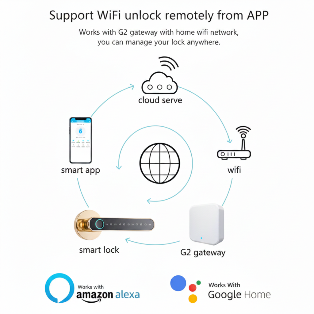 SMART LEVER DOOR LOCK | ISH Kuwait