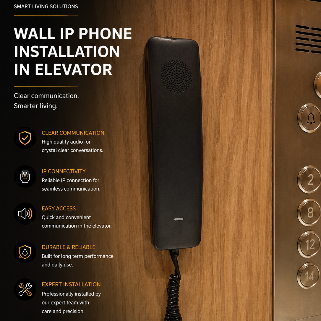SMART POE WALL MOUNTED SIP PHONE  | ISH Kuwait