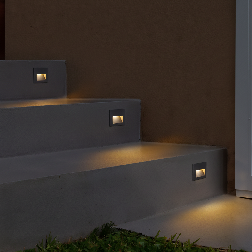 STEPS LIGHT WALL RECESSED 3W | ISH Kuwait