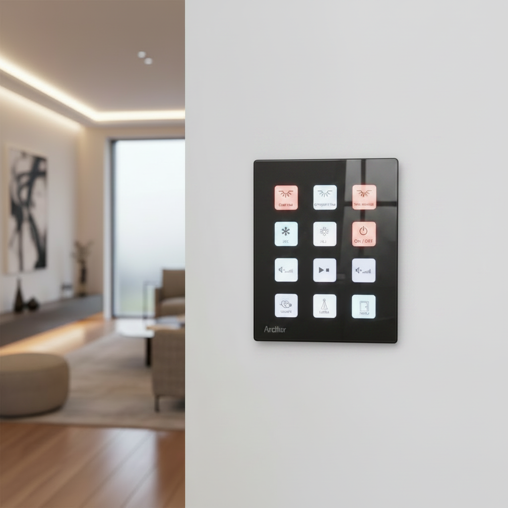 SMART BUS TOUCH SWITCH PANEL 12Buttons