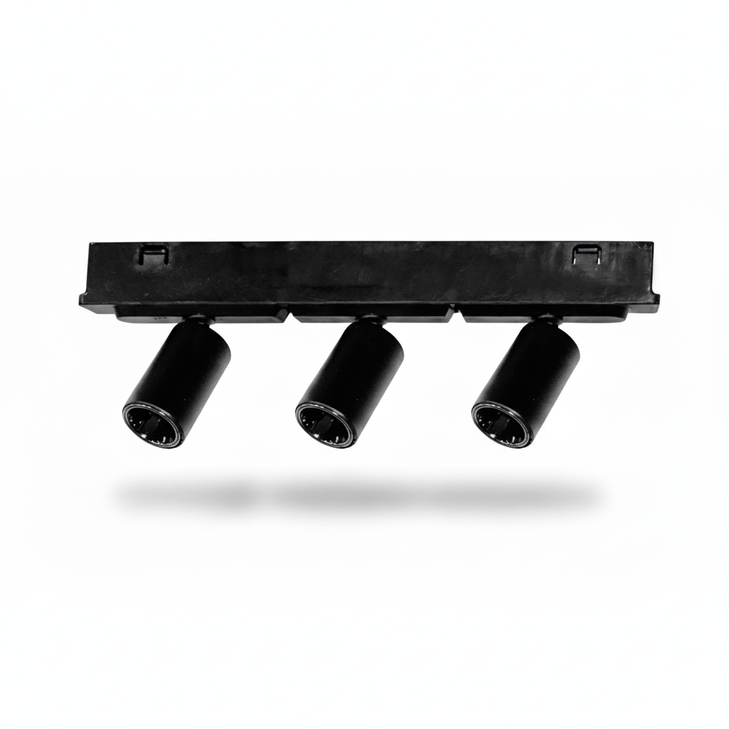 Mini Magnetic Track Triple Head Spotlight