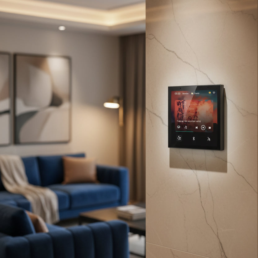 4" Smart Wall Amplifier with Zigbee & Tuya Control