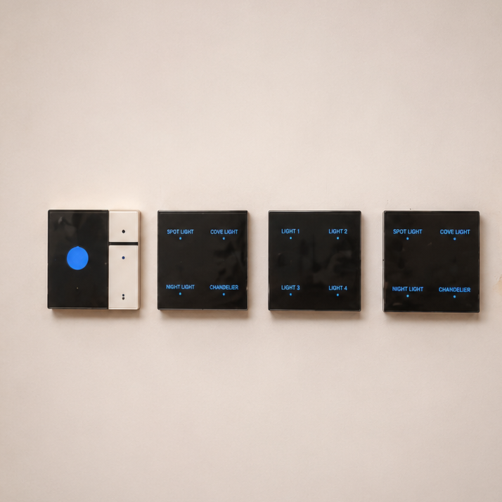 Smart 4 gang switch | ISH Kuwait
