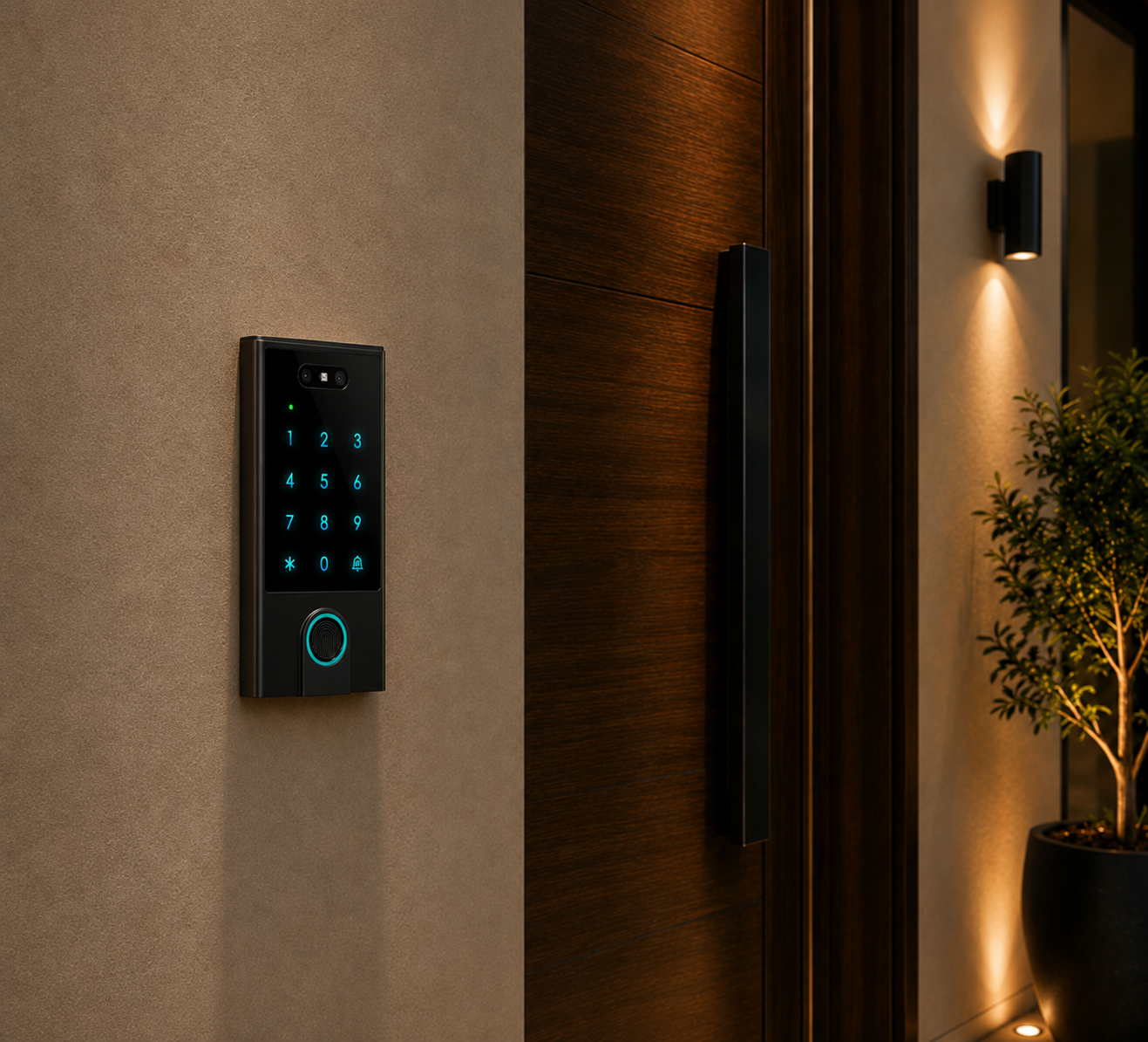 Smart Face Access Control Keypad | ISH Kuwait