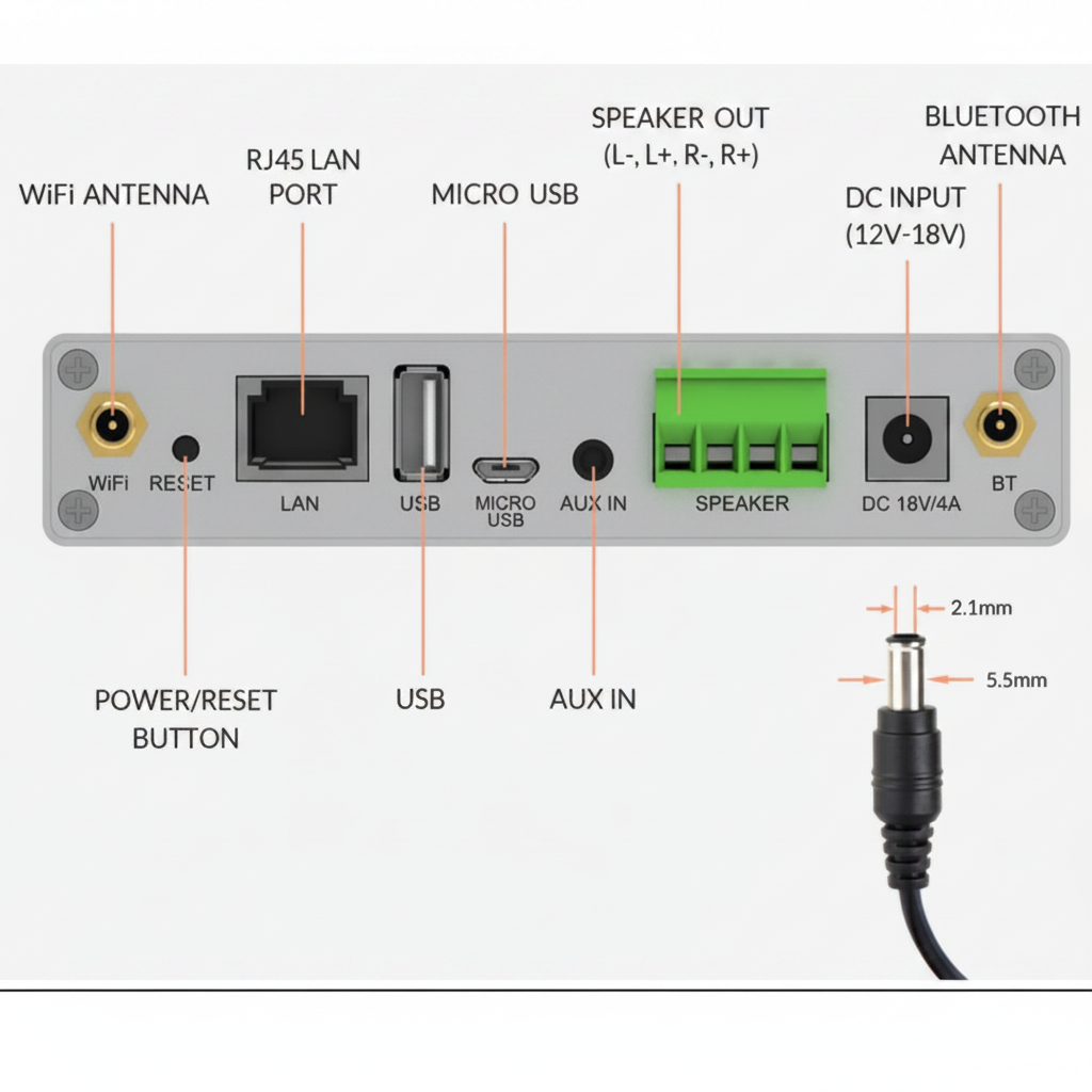 Smart WIFI Audio Amplifier | ISH Kuwait